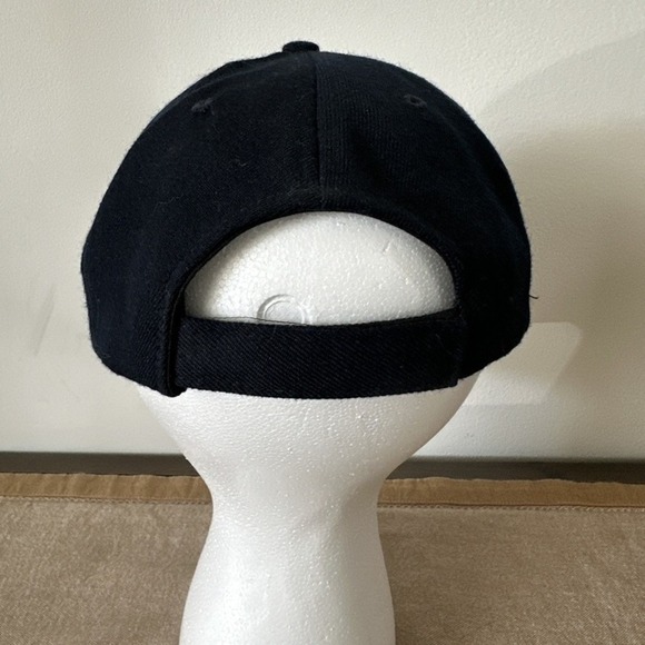 USS Wisconsin Hat Cap Strap Back Embroidered Ship Norfolk Virginia Mens Navy Mil - Picture 4 of 8